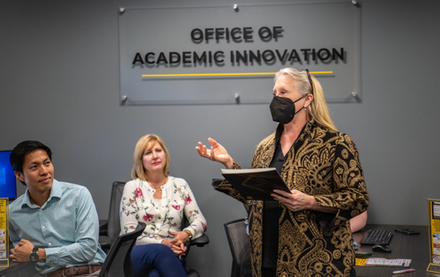 Dean Kaukinen Speaks at the Opening of the Office of Academic Innovation
