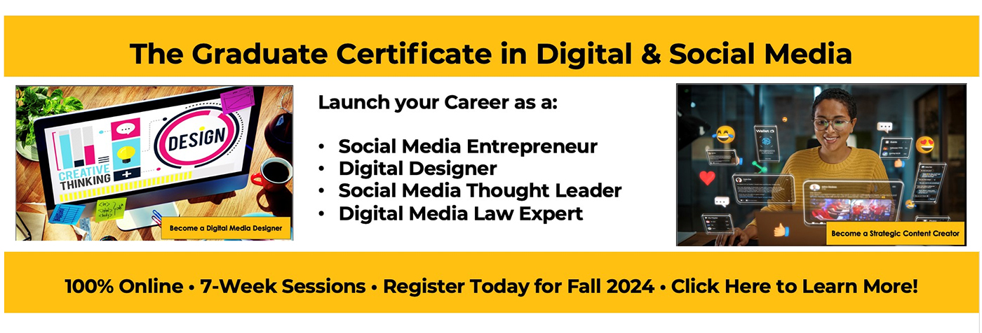 The Graduate Certificate in Digital and Social Media