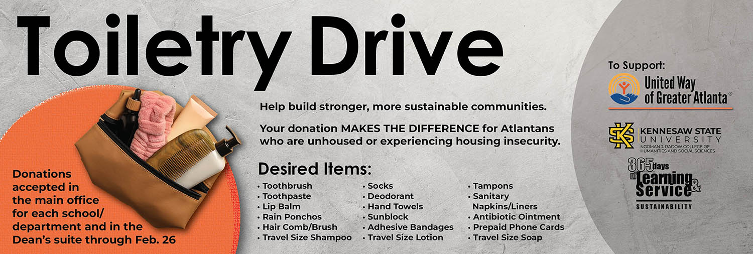 365 Days of Learning and Service Toiletry Drive