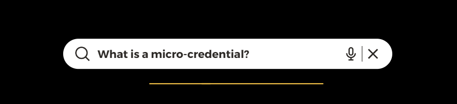 what is a micro-crendential 