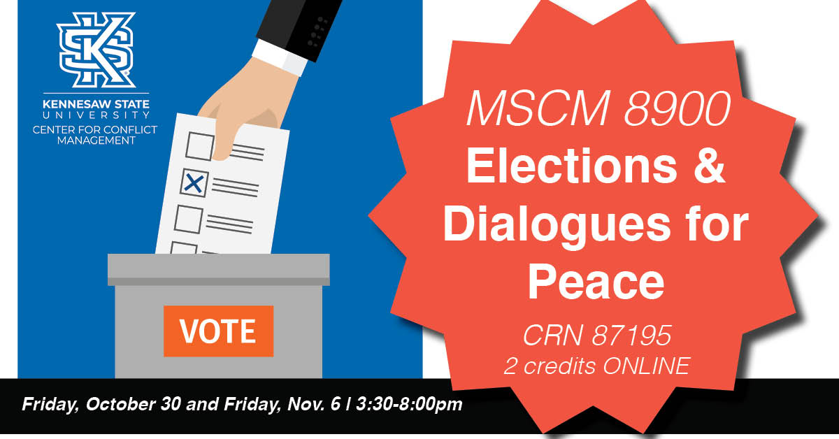 Elections and Dialogues for Peace