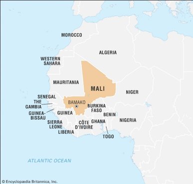 Mali map