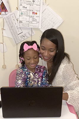  Shatika Ricketts and her daughter, Zoe