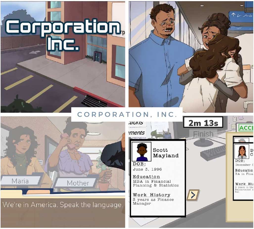 The Game Narrative Lab Creates A NEW Game: Corporation Inc.