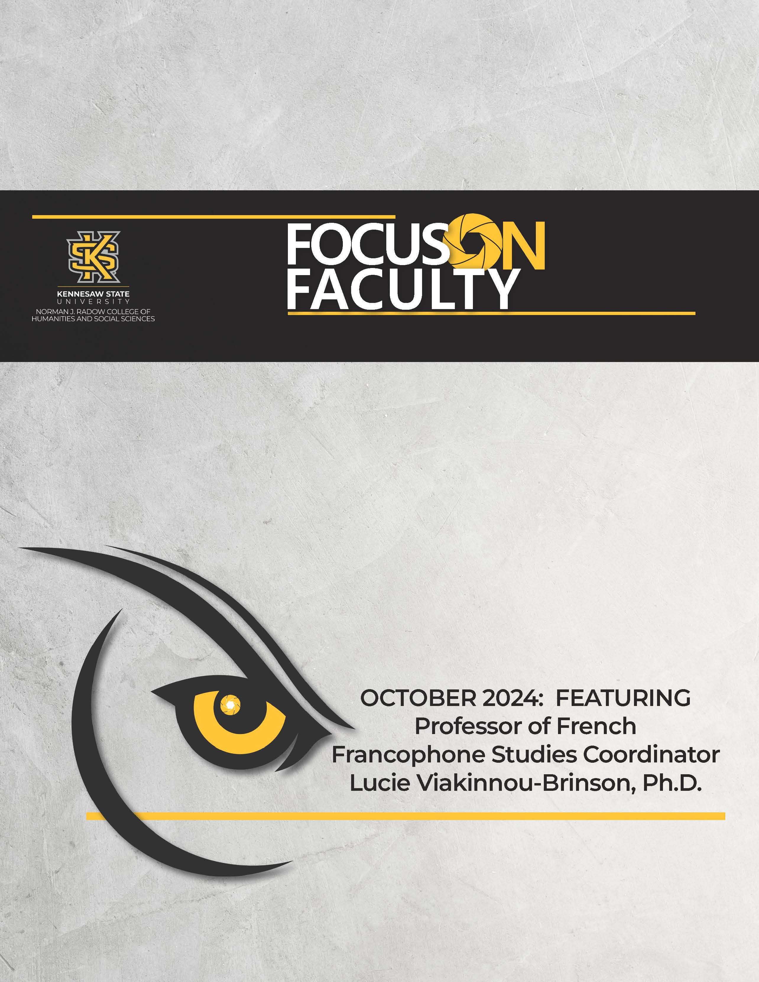 Focus on Faculty: Lucie Viakinnou-Brinson