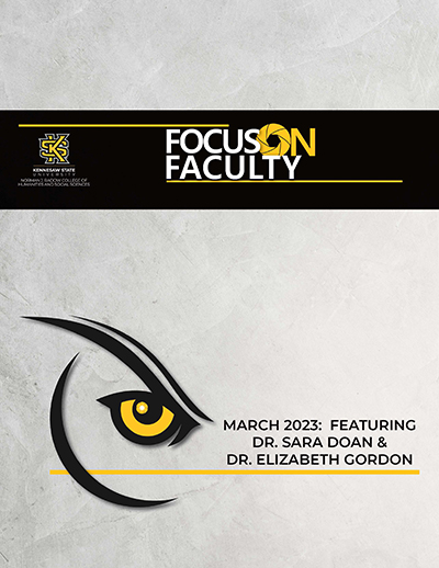 Focus on Faculty: Dr. Sara Doan & Dr. Elizabeth Gordon