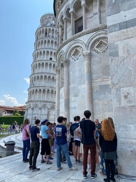 Field trip to Pisa during Summer 2023 study abroad in Italy