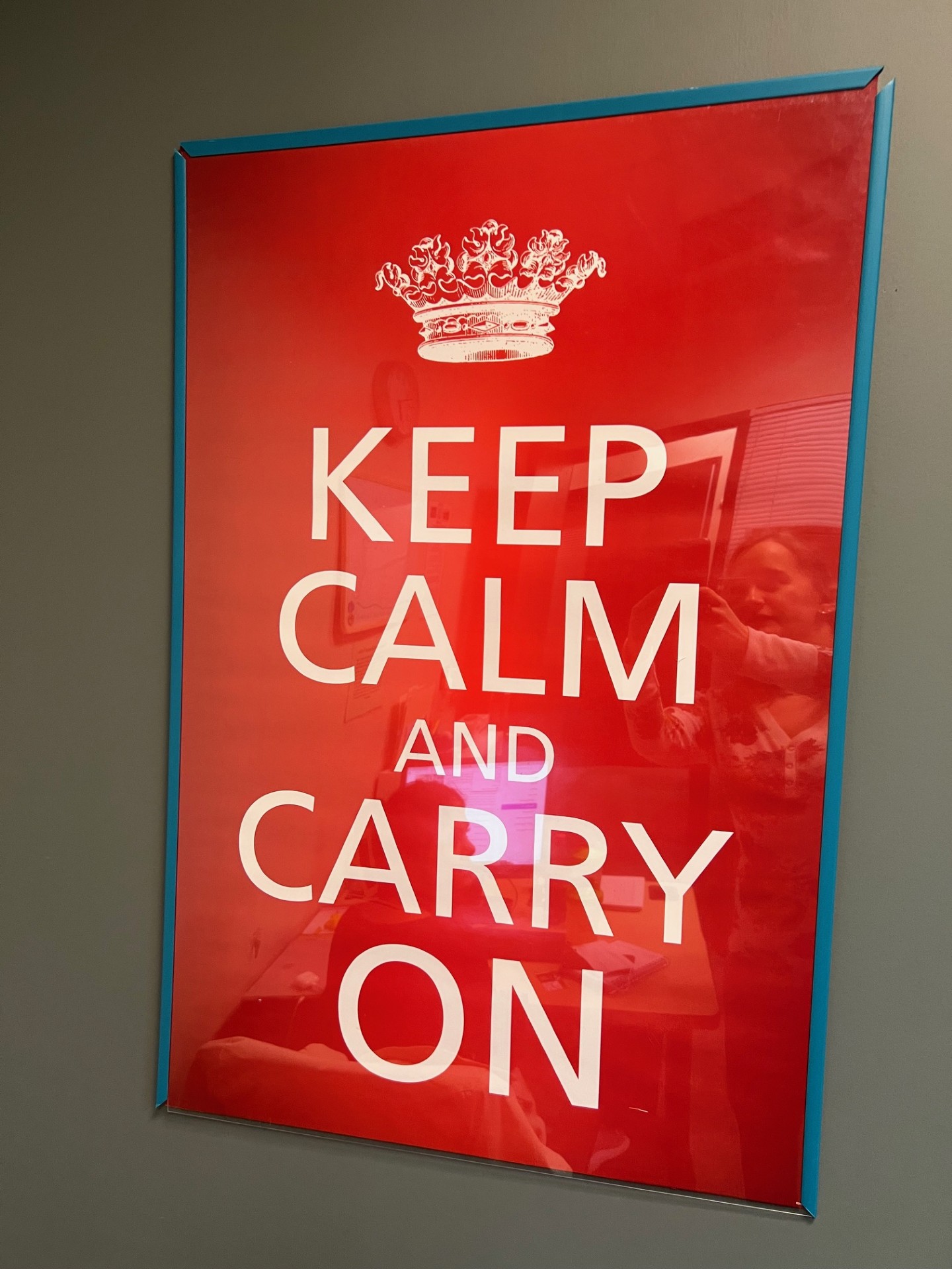 keep calm and carry on