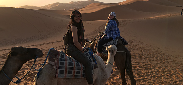 girls on camels