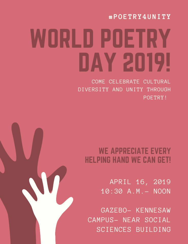  World Poetry Day 2019 Flyer